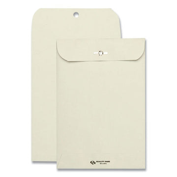 Quality Park™ Clasp Envelope, #63, Square Flap, Clasp-gummed Closure, 6.5 X 9.5, Executive Gray, 100-box freeshipping - TVN Wholesale